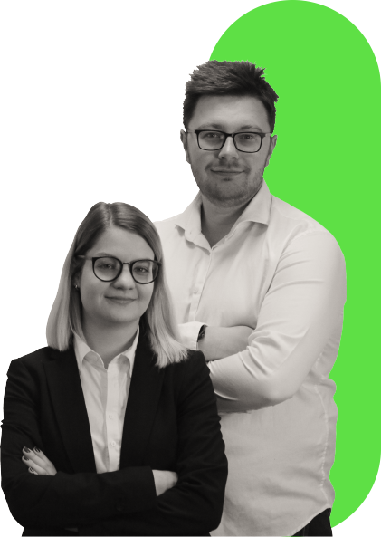 dwoje młodych ludzi