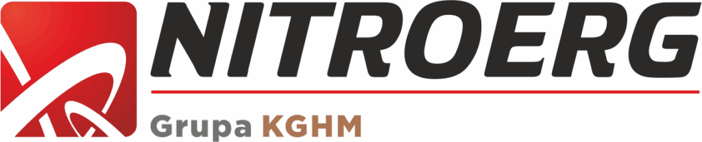 Zdjęcie przedstawia logo firmy Nitroerg